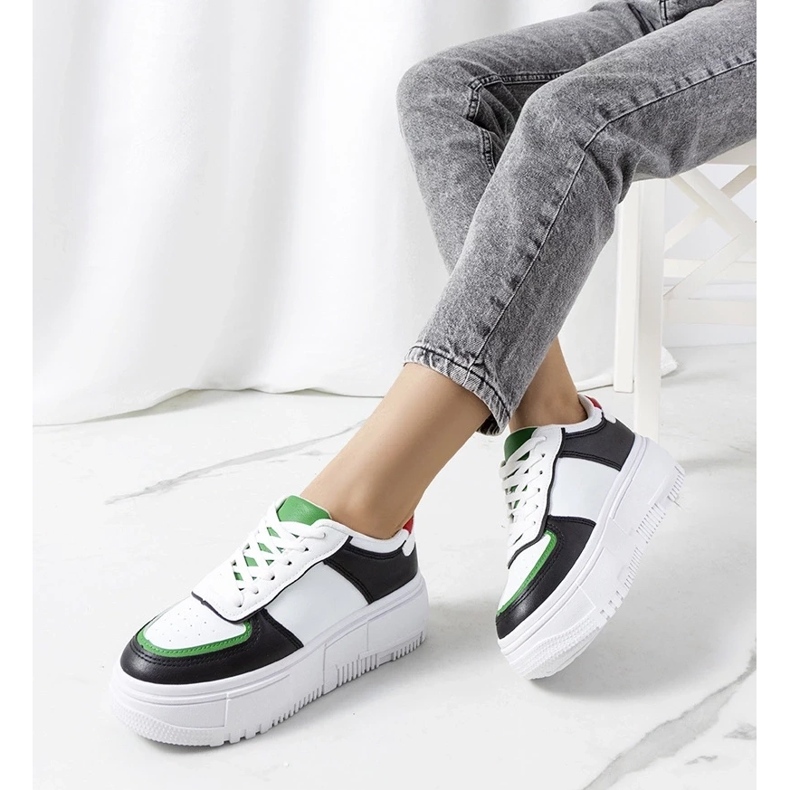 D/GMR Sneakers da donna Mandib nere bianca 1