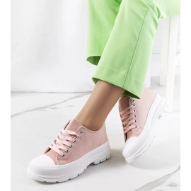 D/GMR Sneakers rosa su una spessa suola Melik 1