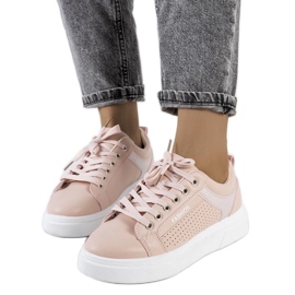 D/GMR Sneakers rosa su una robusta suola Louisiana 1