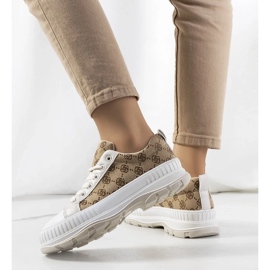 D/GMR Sneakers beige sulla piattaforma Meliko 2