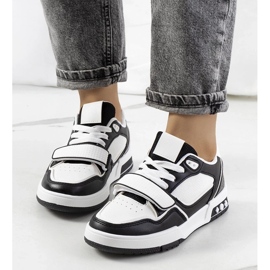 D/GMR Sneakers Kadie da donna nere bianca 1