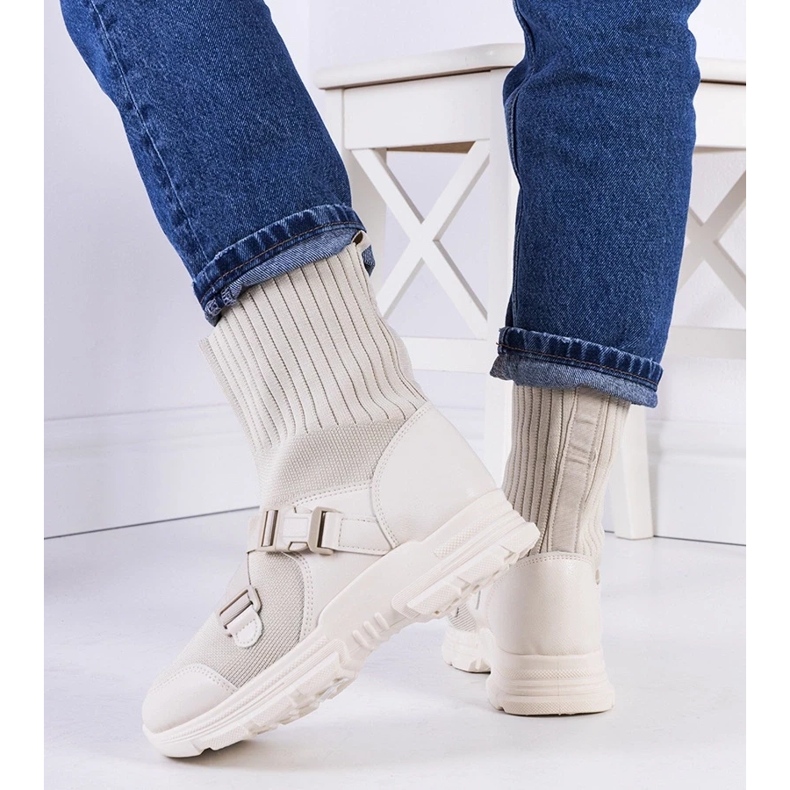 D/GMR Sneakers Saker beige 2