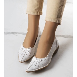 D/GMR Ballerine bianche Glazko bianco 2