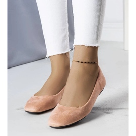 D/GMR Ballerine in camoscio rosa di Jules 1