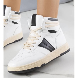 D/GMR Sneakers alte bianche e nere di Robin bianca 2