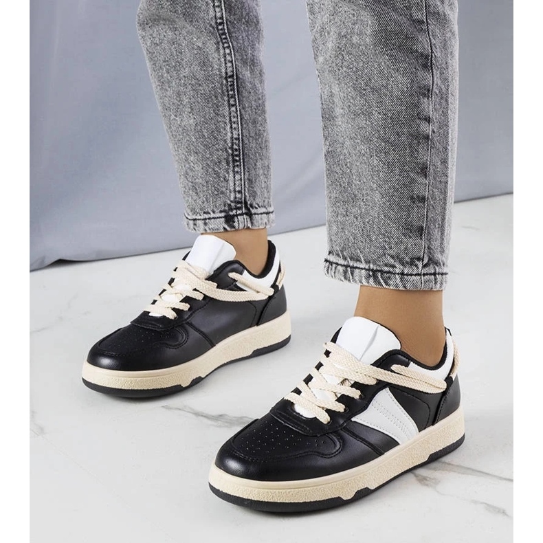 D/GMR Sneakers nere da donna Marcella beige 1
