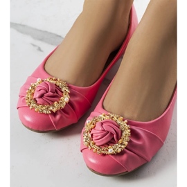 D/GMR Ballerine rosa con decorazioni dorate di Antoinette 1