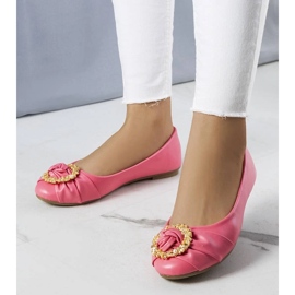 D/GMR Ballerine rosa con decorazioni dorate di Antoinette 2