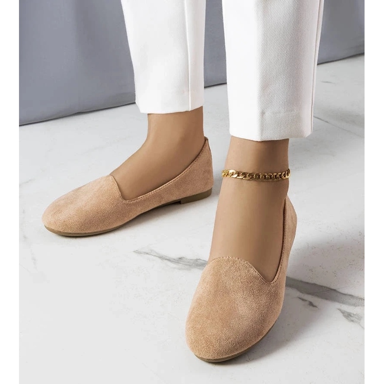 D/GMR Ballerine Marion in ecopelle beige 1
