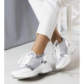 D/GMR Sneakers con zeppa grigie di Ann grigio 1