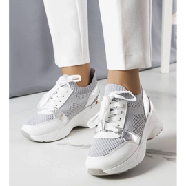 D/GMR Sneakers con zeppa grigie di Ann grigio 2