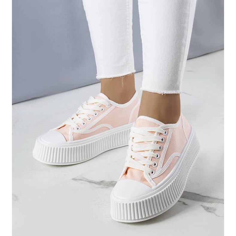 D/GMR Sneakers con plateau rosa chiaro di Delores 2