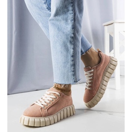 D/GMR Sneaker rosa con plateau di Pamela 2