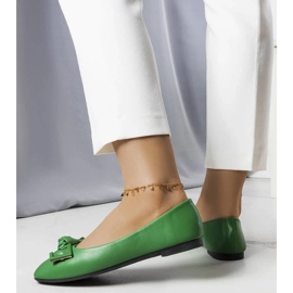 D/GMR Ballerine verdi con fiocco di Tabitha verde 2