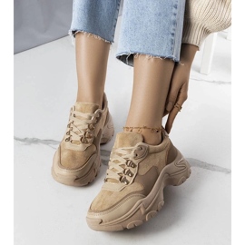 D/GMR Sneaker beige in tessuto misto di Jenna 2