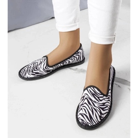 D/GMR Ballerine con stampa animalier di Ermengardi nero 2