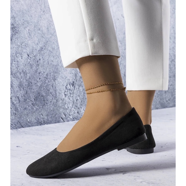 D/GMR Ballerine nere con plantare in pelle di Lespérance nero 2