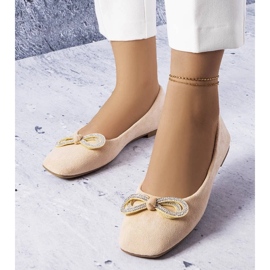 D/GMR Ballerine beige con fiocco Gaillou 1