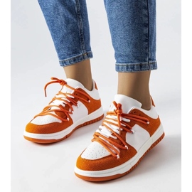 D/GMR Sneakers arancioni con materiali combinati di Hila arancia 1