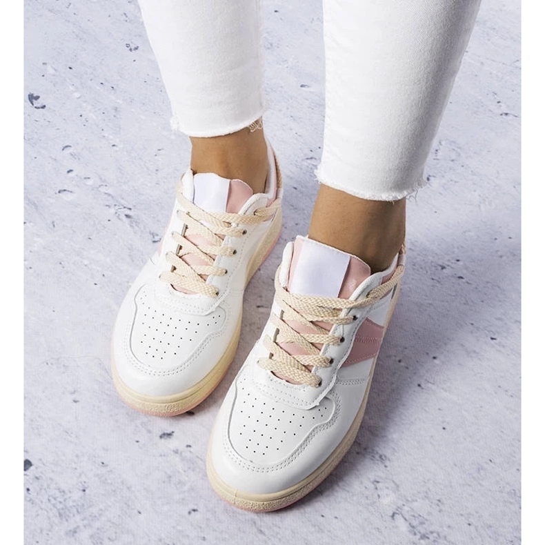 D/GMR Sneakers bianche e rosa da donna di Marcella bianco 2