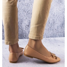 D/GMR Ballerine beige scuro con decorazioni Vallée 2