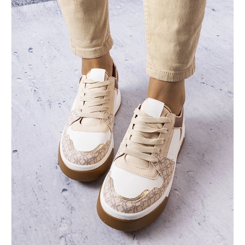 D/GMR Sneakers marroni decorate con il monogramma Grandbois marrone 2