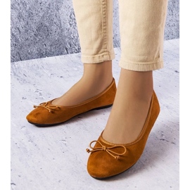 D/GMR Ballerine marroni con fiocco Chandonnet marrone 1