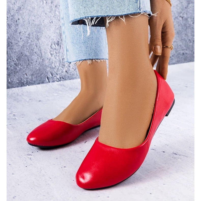 D/GMR Ballerine classiche rosse Narcisse rosso 1