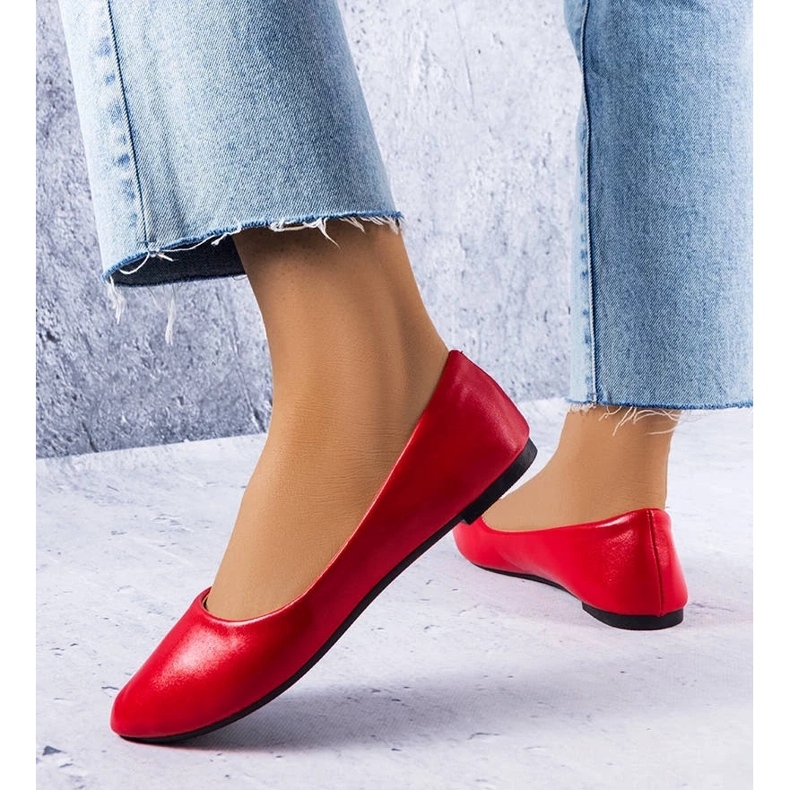 D/GMR Ballerine classiche rosse Narcisse rosso 2