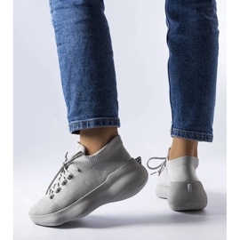 D/GMR Sneakers in tessuto grigio di Lavallée 2