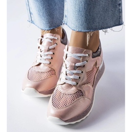D/GMR Sneakers L'Angelier rosa lucido 1