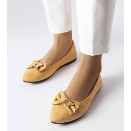 D/GMR Ballerine Jetté beige a punta 1