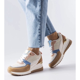 D/GMR Sneaker beige e blu di Mireault 1