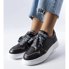 D/GMR Sneaker nere legate con un nastro Pryor nero 1