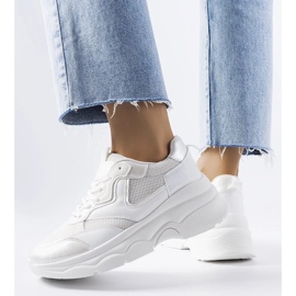 D/GMR Sneakers bianche da donna di Séguin bianca 2