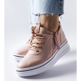 D/GMR Sneakers rosa con zeppa bassa di Mathieu 2