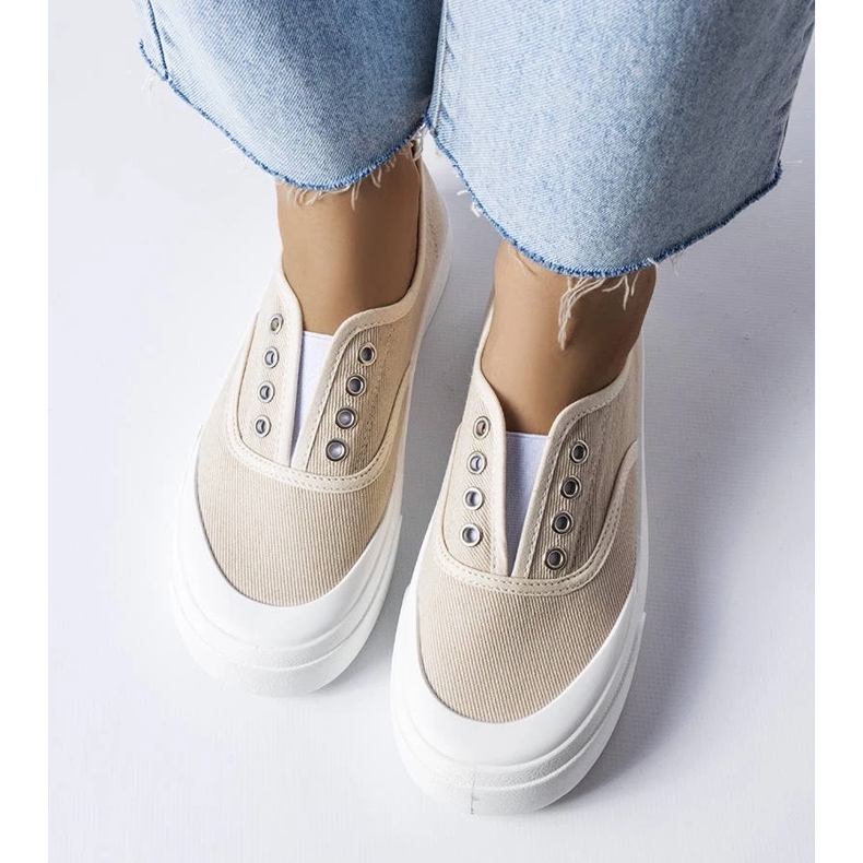 D/GMR Sneaker senza lacci beige di Rabican 2
