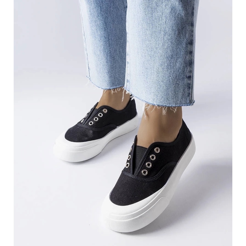 D/GMR Sneaker senza lacci di colore nero di Rabican 1