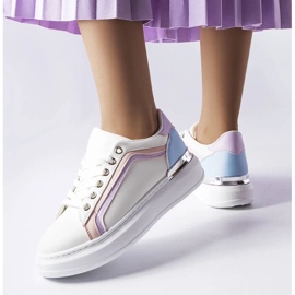 D/GMR Sneakers bianche con suola spessa di Soucy bianca 1