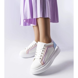 D/GMR Sneakers bianche con suola spessa di Soucy bianca 2