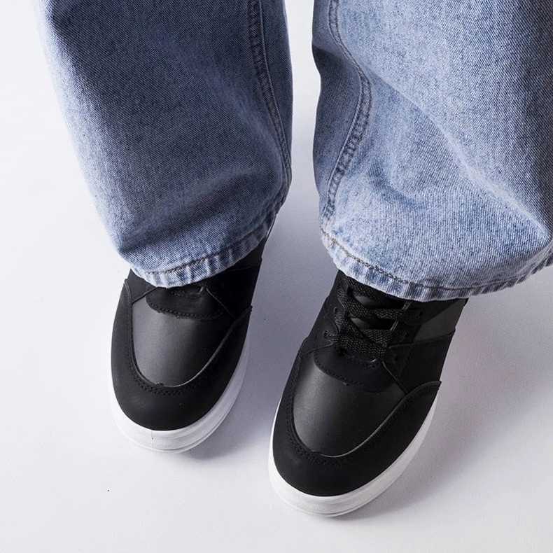 D/GMR Sneakers con zeppa CinqMars nere nero 2