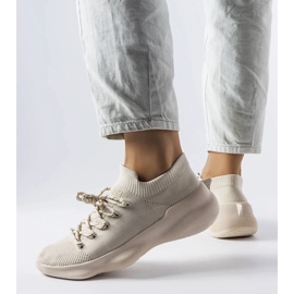 D/GMR Scarpe sportive da donna beige Côté 2