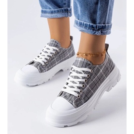 D/GMR Sneaker a quadri grigi di McKeylor grigio 1