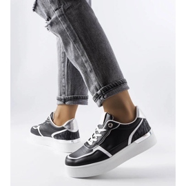 D/GMR Sneaker nere con plateau di Tooele nero 2