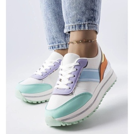 D/GMR Sneakers verdi con inserti glitter di Lang verde 1