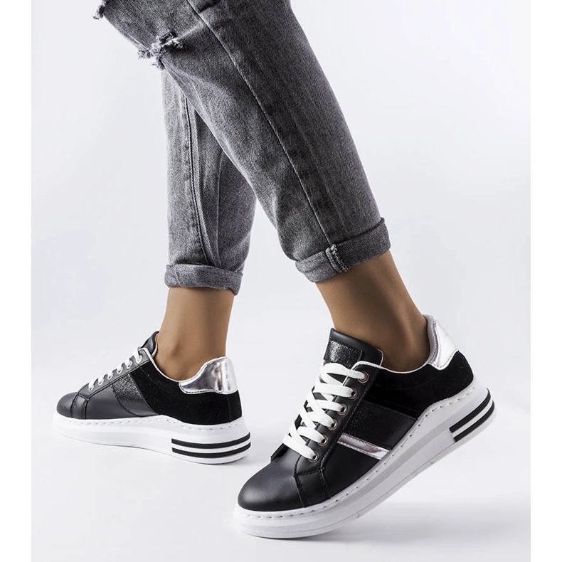 D/GMR Sneakers nere con inserti di Deans 1