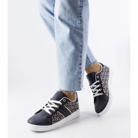 D/GMR Sneakers blu navy decorate con il monogramma Bolduc 1