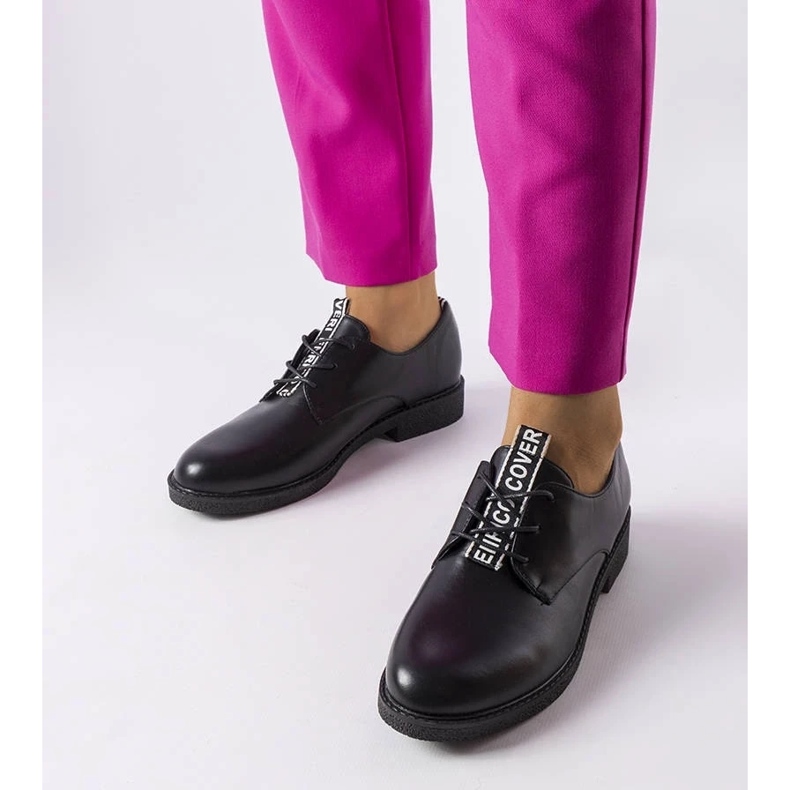 D/GMR Scarpe stringate nere di Edmonton nero 2