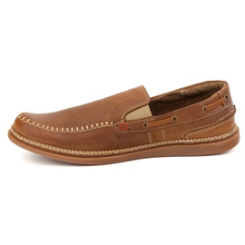Olivier Moccasine maschile slip -on 314Gt Camel marrone 1