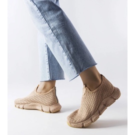 D/GMR Sneaker slip-on sportive beige di Obenor 1